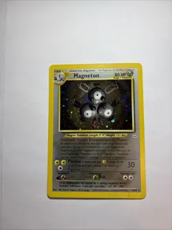 Pokemon TCG Magneton Neo Revelation Holo Card 10/64 - Image 1