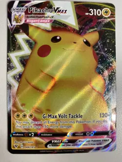 Pikachu VMAX - 044/185 - Pokemon Vivid Voltage Sword & Shield Ultra Rare Card NM - Image 1