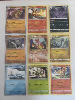 Lot 9 Pokemon Trading Cards - First Generation ( 1 To 151 ) Near Mint Or Better - Image 1