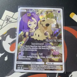 Pokemon Card Indonesian Acerola Mimikyu CHR SM-P Promo Sun & Moon Dream League - Image 1