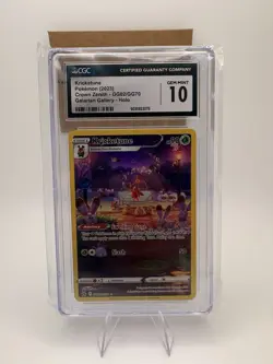 Pokemon Card Kricketune GG02/GG70 Galarian Gallery Crown Zenith CGC 10 Gem Mint - Image 1