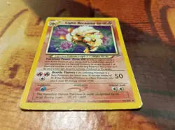Pokemon Light Arcanine 12/105 Neo Destiny Card - HP/Damaged - Holofoil HP/DMG - Image 2