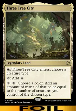 Three Tree City ** FOIL ** #260 - Bloomburrow - NM MTG - Image 1