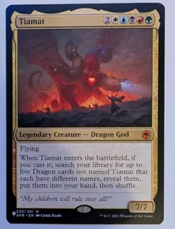 Tiamat The List AFR #235 Regular NM - Image 1