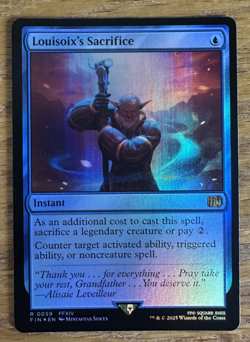 MTG Final Fantasy, Louisoix's Sacrifice - Foil - Image 1