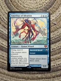EMERITUS OF IDEATION - Mythic - SOS Secrets of Strixhaven MTG #0045 - Image 1