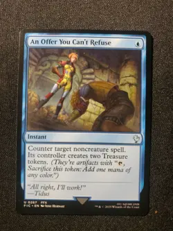 An Offer You Can't Refuse 267 NM Normal U Commander: FINAL FANTASY MTG * - Image 1