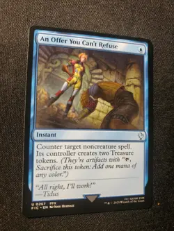 An Offer You Can't Refuse 267 NM Normal U Commander: FINAL FANTASY MTG * - Image 2