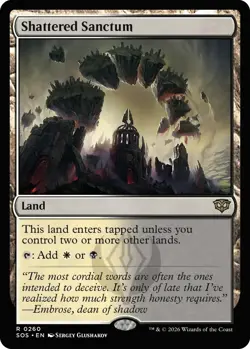 MTG Secrets of Strixhaven - Shattered Sanctum - NM - Image 1