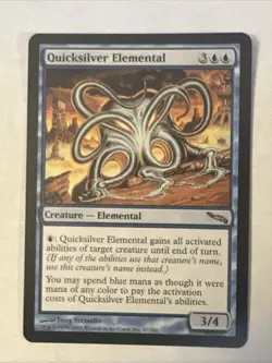 Quicksilver Elemental X1 Mirrodin NM Condition See Pics Front Back - Image 1