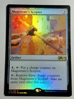 Magistrate's Scepter Core Set 2019 Foil - Image 1