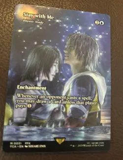 Magic The Gathering MTG Stay With Me Rhystic Study Final Fantasy NM - Image 1