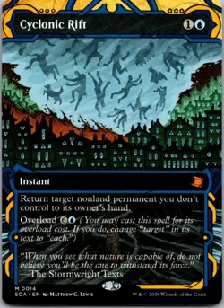 Cyclonic Rift 14 Secrets of Strixhaven: Mystical Archive Magic: The Gathering NM - Image 1