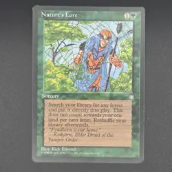 Nature's Lore 143 Uncommon Ice Age Magic: The Gathering Moderately Played - Image 1