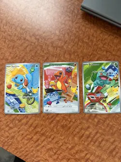 Pokemon First Partner Illustration MEP Bulbasaur Charmander Squirtle 037 038 039 - Image 1