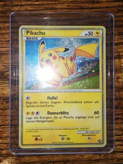 Pokemon Pikachu PW6 Holo Promo Pikachu World Collection German 2010 - Image 1