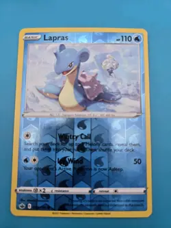 Lapras Reverse Holo SWSH Chilling Reign 029/198 Pokemon LP - Image 1