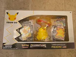 Pokemon TCG Celebrations Pikachu VMAX Premium Figure Collection Box New SEALED! 820650809408 - Image 1