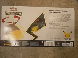 Pokemon TCG Celebrations Pikachu VMAX Premium Figure Collection Box New SEALED! 820650809408 - Image 3