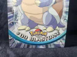Topps Pokemon Blastoise #09 TV Animation Edition Non Foil Card - Red Logo - NM - Image 3