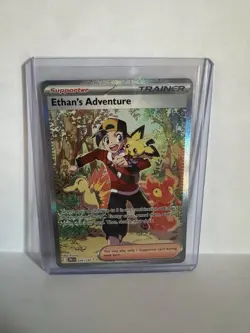Pokemon TCG Ethan's Adventure 236/182 Destined Rivals SIR MINT - Pack Fresh - Image 1
