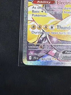 2025 Pokemon JTG EN Iono’s Bellibolt Ex 183/159 Special Illustration Rare Holo - Image 5