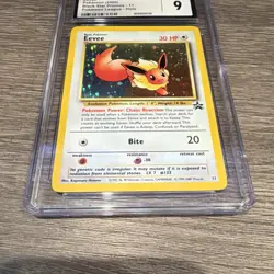 CGC Mint 9 Eevee 11/53 Wotc Promo Holo Pokemon League Pokemon Card - Image 2