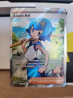 Pokemon TCG Lanas Aid 207/167 Ultra Rare Full Art Trainer Twilight Masquerade NM - Image 1
