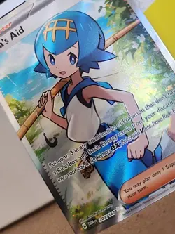 Pokemon TCG Lanas Aid 207/167 Ultra Rare Full Art Trainer Twilight Masquerade NM - Image 2