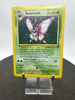 Pokemon TCG Venomoth Jungle 13/64 Holo Unlimited Holo Rare - Image 1