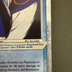 Pokemon Black Star Promo #037 KYOGRE EX - condition HP - Image 5