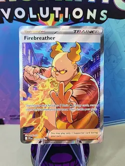 Pokemon TCG Phantasmal Flames Firebreather 119/094 Full Art NM English - Image 1
