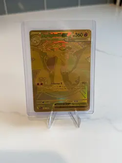 Pokemon Phantasmal Flames Gold Mega Charizard X EX 130/094 Pack Fresh Mint - Image 1