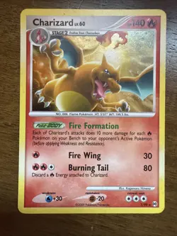 2009 Charizard - 1/99 - Holo Rare Arceus Platinum Pokemon TCG W/sleeve - Image 1
