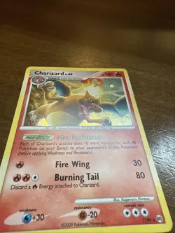 2009 Charizard - 1/99 - Holo Rare Arceus Platinum Pokemon TCG W/sleeve - Image 3