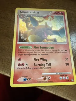 2009 Charizard - 1/99 - Holo Rare Arceus Platinum Pokemon TCG W/sleeve - Image 4