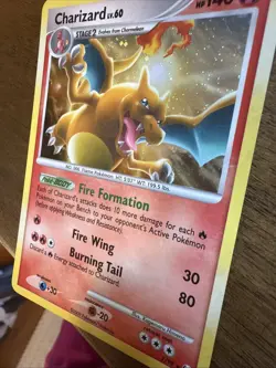 2009 Charizard - 1/99 - Holo Rare Arceus Platinum Pokemon TCG W/sleeve - Image 5