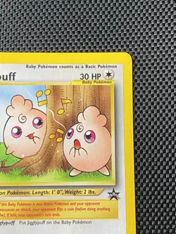 Igglybuff Black Star Promo #36 Pokemon WOTC LP/NM - Image 3
