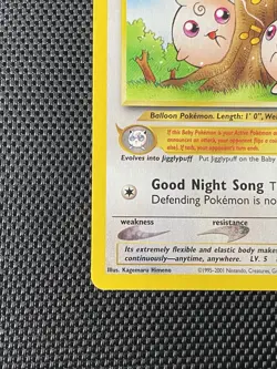 Igglybuff Black Star Promo #36 Pokemon WOTC LP/NM - Image 5