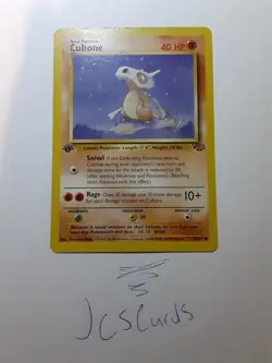 Cubone First Edition - 1999 Jungle Pokemon TCG 50/64 Regular - Image 2
