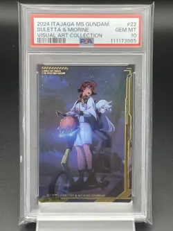 Gundam Witch from Mercury Itajaga Miorine Suletta PSA10 Trading Card - Image 1