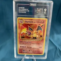 2016 Pokemon XY Evolutions Charizard Holo TAG 9 Mint #11/108 - Image 1