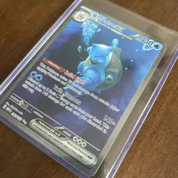 Pokemon Scarlet & Violet 151 TCG Blastoise EX 200/165 Sir Special Illustration - Image 3