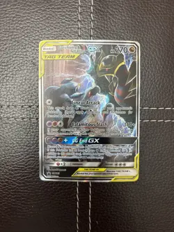 Pokemon TCG - Garchomp & Giratina GX SM193 - Sun & Moon Promo - MP/LP Ultra Rare - Image 1