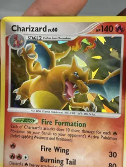 2009 Pokemon Platinum Arceus Charizard Promos Holo #1/99 - Image 5