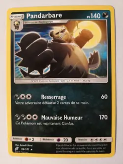 Carte Pokemon - Pandarbare 94/181 - SL09 : Duo de choc - Image 1