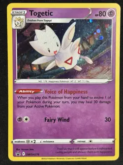 Pokemon - Togetic SWSH276 - Sword & Shield Black Star Promo - MP - Image 1