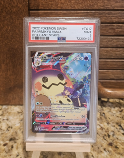Pokemon Brilliant Stars Trainer Gallery Mimikyu VMAX TG17/TG30 Holo PSA 9 EN - Image 1