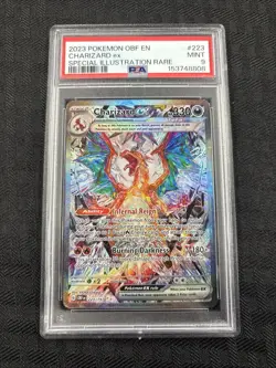 2023 Pokemon Obsidian Flames Charizard EX #223: PSA 9 Special Illustration Rare - Image 1