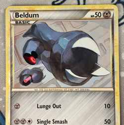 Beldum 43/90 Non Holo Heartgold & Soulsilver Undaunted Pokemon Card 2010 NM - Image 2